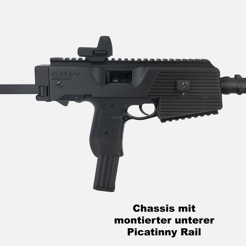 Picatinny Rail für das Chassis der Zoraki 925-P zum tausch gegen den Vordergriff